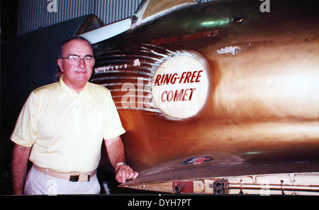 Il Wedell-Williams Model 44, noto per il suo motore P&W Hornet e per la sua partecipazione alle corse aeree, fu uno dei migliori aerei nel circuito delle corse aeree degli anni '1930. Fu pilotato dal famoso aviatore Jimmy Wedell. Foto Stock