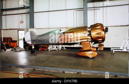 Il Wedell-Williams Racer, noto per la sua velocità e i potenti motori Hornet, fu un pilota di primo piano all'inizio del XX secolo. Pilotato da Jimmy Wedell, era un concorrente chiave nelle gare aeree dell'epoca. Foto Stock