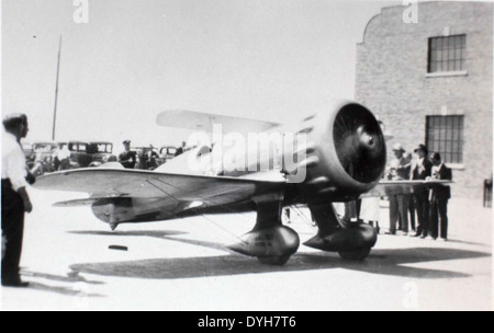 Il Wedell-Williams Racer, dotato del motore Pratt & Whitney Hornet, era un aereo di spicco nei primi giorni delle corse aeree. Lo speciale Ring-Free, pilotato da Jimmy Wedell, mostrava tecnologia e prestazioni avanzate nelle competizioni. Foto Stock