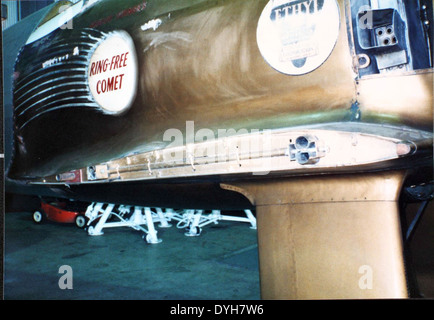 Il Wedell-Williams Model 44, un velivolo da corsa alimentato da un motore Pratt & Whitney R-1690 Hornet, è stato progettato per la velocità e l'agilità. Le innovazioni di Jimmy Wedell, insieme alle caratteristiche distintive del velivolo, lo hanno reso un concorrente di spicco nell'età d'oro delle corse aeree. Foto Stock