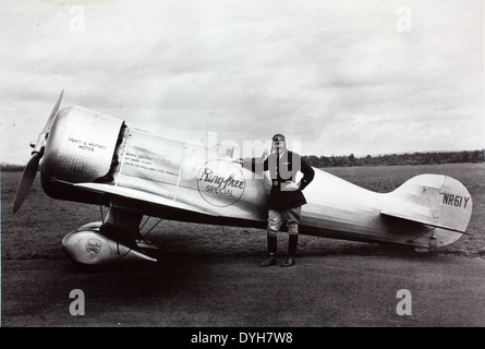 Wedell Williams Racer e Roscoe Turner Foto Stock