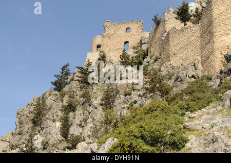 Il castello di Buffavento in cinque dita Mountain Range Kyrenia Cipro del Nord Foto Stock