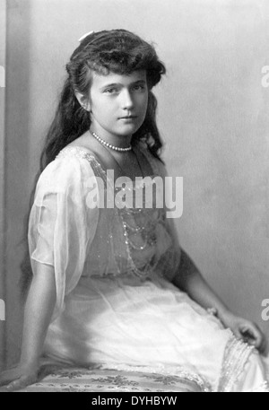La granduchessa ANASTASIA NIKOLAEVNA della Russia (1901-1918) più giovane figlia dello Zar Nicola II, circa 1914 Foto Stock