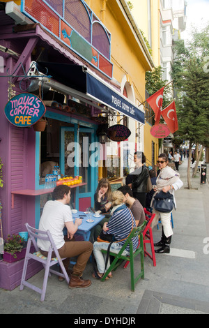 Türkei, Istanbul, Sultanahmet, Mayas Corner Foto Stock