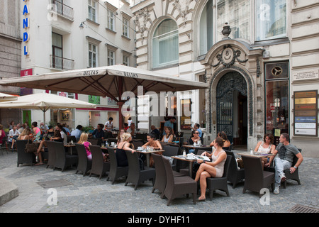 Österreich, Wien I, Tuchlauben 8, Cafe Delia, Foto Stock