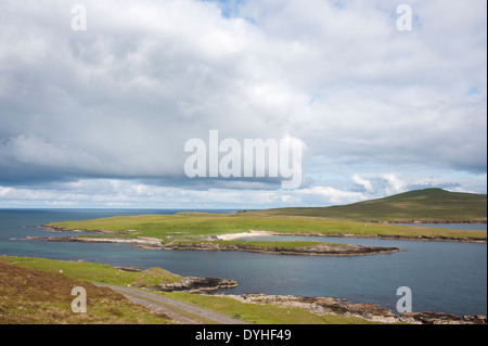 Isola di Noss, isole Shetland, Scotland, Regno Unito Foto Stock