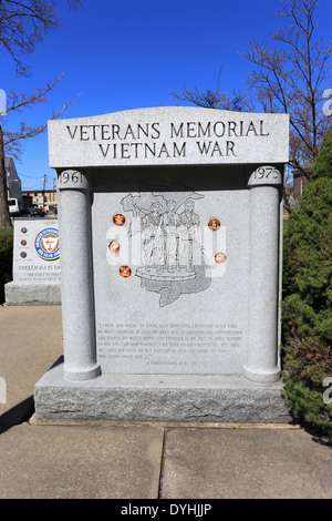 War Memorial Hackensack New Jersey Foto Stock