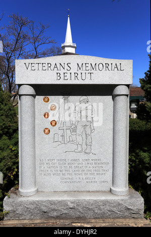 War Memorial Hackensack New Jersey Foto Stock