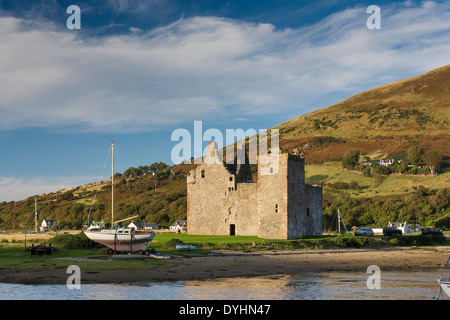 Lochranza castle isola di Arran Foto Stock