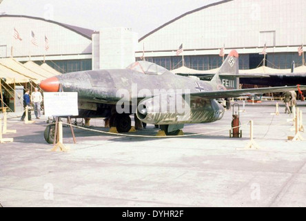 Messerschmitt Me262A-1a, 500491, FE-111, il campo del Wright, 1946 vittoria 003920011 display Foto Stock