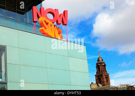 L'esterno dell'edificio di Reid, il recentemente costruito allegato al Glasgow School of Art and Design dell'architetto Steven Holl, Foto Stock