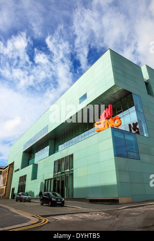 L'esterno dell'edificio di Reid, il recentemente costruito allegato al Glasgow School of Art and Design dell'architetto Steven Holl, Foto Stock