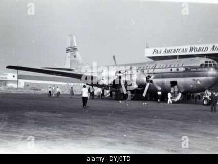 15 Daniels Album LAX Nov 1949 Boeing Stratocruiser (4) Foto Stock