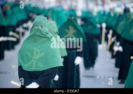 Processione di pasqua a Alzira, Valencia, Spagna Foto Stock