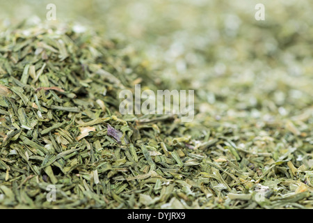 Essiccato l'erba cipollina immagine per uso di sfondo o come texture Foto Stock