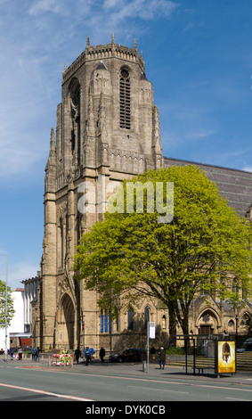 La Chiesa cattolica del Santo Nome di Gesù, Oxford Road, Manchester, Inghilterra, Regno Unito Foto Stock