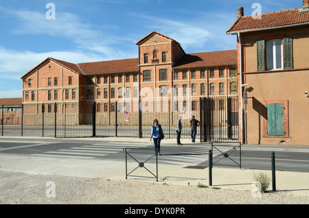 Les Milles o Camp des Milles internamento Camp o campo di concentramento di Aix-en-Provence Francia Foto Stock