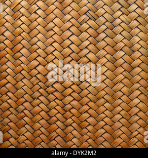 Vimini cesto tessuto Texture Foto Stock