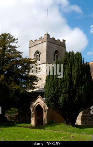 La Chiesa di San Nicola, Little Horwood, Buckinghamshire, Inghilterra, Regno Unito Foto Stock