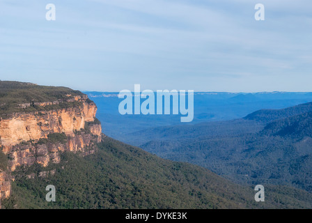 Le splendide Blue Mountains ad ovest di Sydney Australia Foto Stock