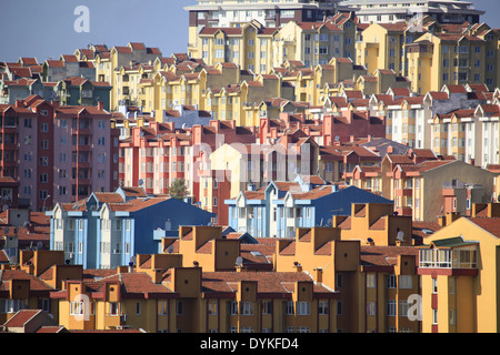 Gli edifici di nuova costruzione in una distict di Istanbul, Turchia, Bahcesehir | Foto Stock