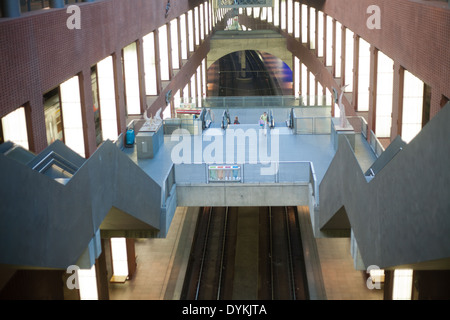 Anversa Centrail stazione ferroviaria Foto Stock