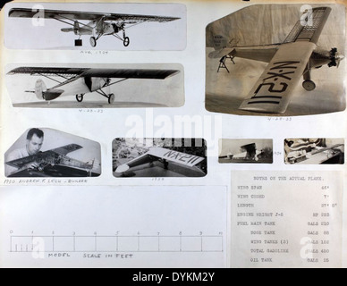 Questa immagine fa parte della collezione speciale Andrew Lech, che mette in evidenza i momenti chiave della storia dell'aviazione degli Stati Uniti. La collezione contiene fotografie di importanti personaggi dell'aviazione e dell'aviazione di vari periodi dell'aviazione militare e civile degli Stati Uniti. Foto Stock