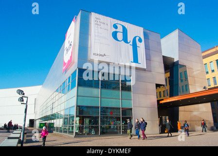 Il Kiasma (1998), il museo di arte contemporanea, Mannerheimintie street, Helsinki, Finlandia, Europa Foto Stock