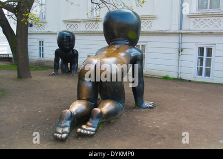 Mimina, neonati da David Carny, isola di Kampa, Mala Strana, Praga, Repubblica Ceca, Europa Foto Stock