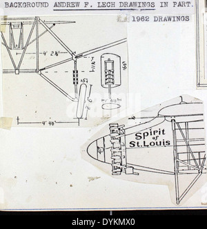 La Andrew Lech Special Collection presenta materiali aeronautici conservati dal National Air and Space Museum, che documentano eventi significativi nella storia dell'aviazione statunitense. Questa collezione include immagini, documenti e manufatti di vari periodi di innovazione aeronautica. Foto Stock