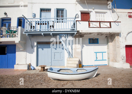 Klima village, isola di Milos, Cicladi Grecia, Europa Foto Stock