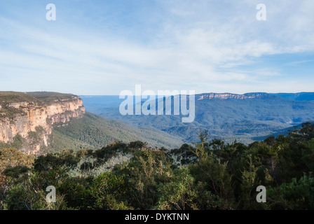 Le splendide Blue Mountains ad ovest di Sydney Australia Foto Stock