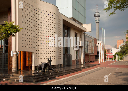 La Corte costituzionale del Sud Africa su Constitution Hill a Johannesburg Gauteng, Sud Africa e Africa Foto Stock