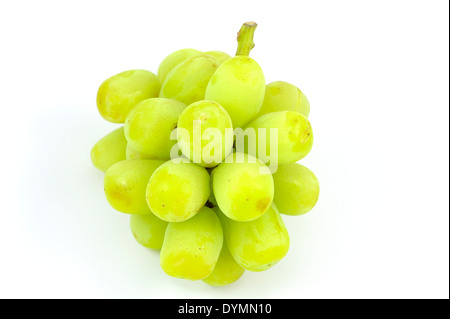 Un mazzetto di uva verde Foto Stock