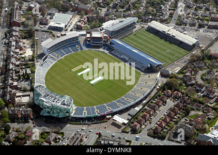 Vista aerea di Headingley, casa di Leeds rinoceronti Rugby League & Yorkshire County Cricket Club Foto Stock