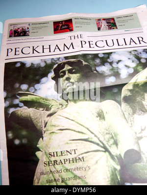 Il Peckham peculiare è un libero giornale locale nel sud est di Londra Foto Stock