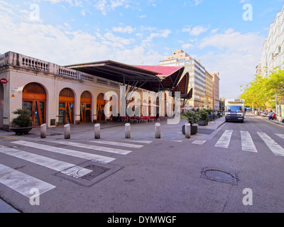 Mercat de Santa Caterina - Cibi freschi di mercato di Barcellona e della Catalogna, Spagna Foto Stock