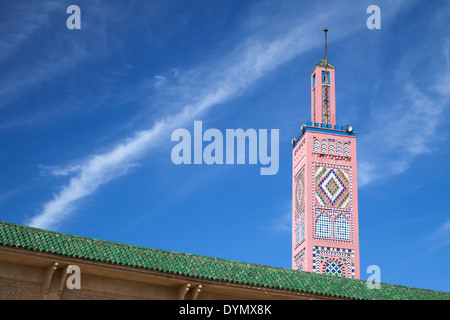 Moschea di Medina. La parte antica della città di Tangeri, Marocco Foto Stock