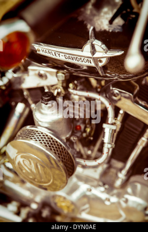 Harley Davidson close up Foto Stock