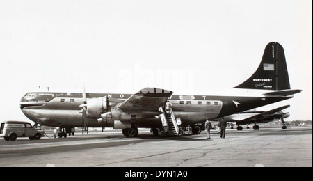 Modello di Boeing 377 Stratocruiser Foto Stock