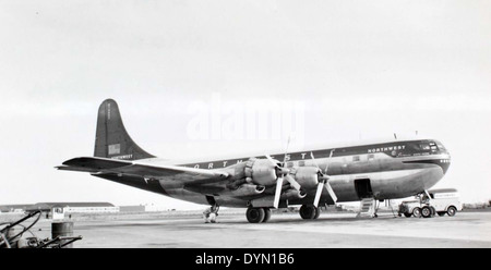 Modello di Boeing 377 Stratocruiser Foto Stock