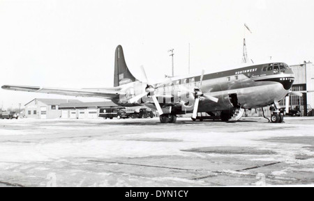 Modello di Boeing 377 Stratocruiser Foto Stock