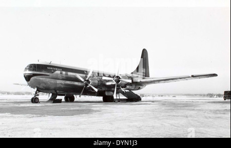 Modello di Boeing 377 Stratocruiser Foto Stock