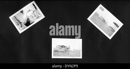 Questa immagine cattura le viste del campo di aviazione di North Island, una base chiave della Marina degli Stati Uniti, mostrando varie operazioni di aeromobili e attività militari nel sito. La base è servita come hub centrale per l'aviazione navale nel Pacifico. Foto Stock