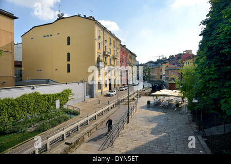 Milano, san marco street. (Leonardo's weir) Foto Stock