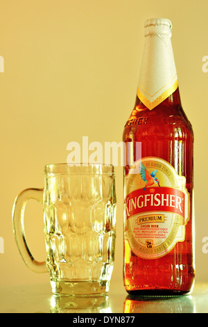 birra e mug Foto Stock