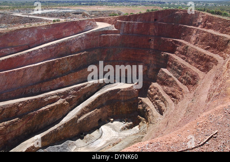 Una miniera di rame in Cobar Aeroporto, Australia; Nuovo Galles del Sud; Foto Stock