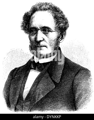 Friedrich Wilhelm Ritschl (nato il 6 aprile 1806, deceduto il 9 novembre 1876) Foto Stock