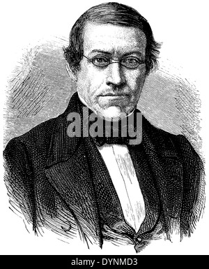 Charles Wheatstone (nato 1802, morì il 19 ottobre 1875) Foto Stock