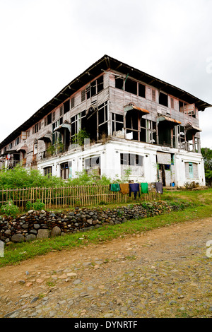 Vecchio edificio della prigione Iwahig e penali in Fattoria Puerto Princesa, PALAWAN FILIPPINE Foto Stock